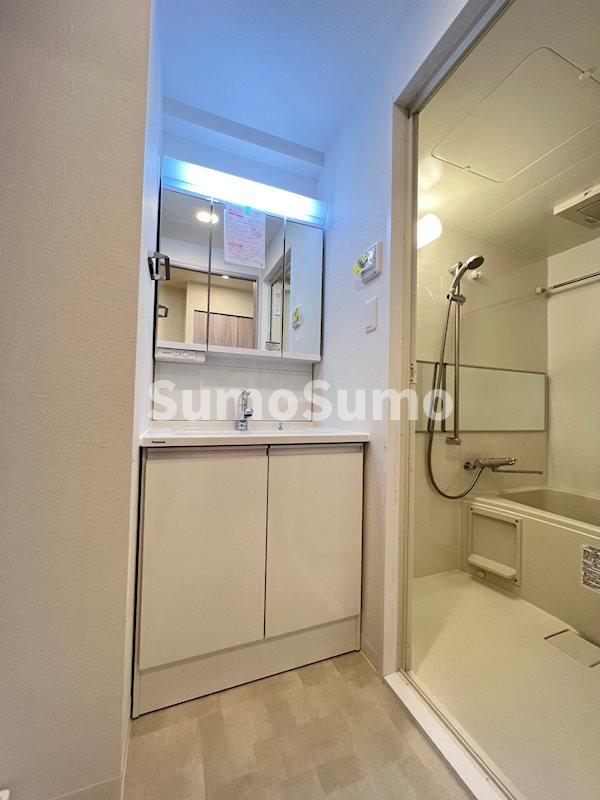 洗面設備　独立洗面台で身支度をすべて済ませてしまいましょう