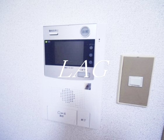 セキュリティ　モニター付きインターフォンです。