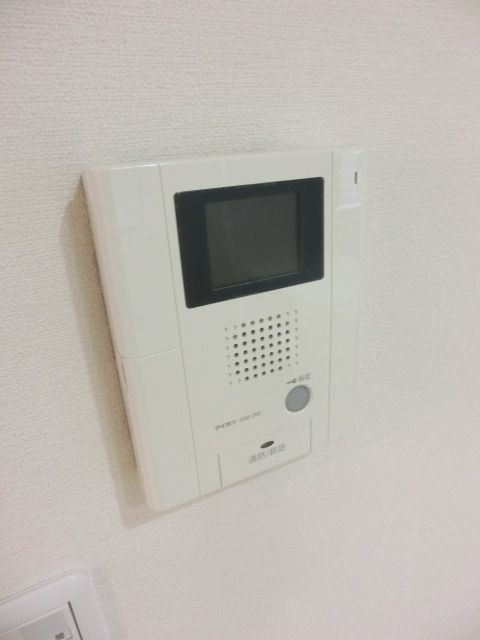 バルコニー　カメラ付きでセキュリティもバッチリ。