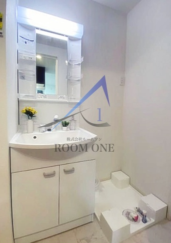 洗面設備　洗面台です。