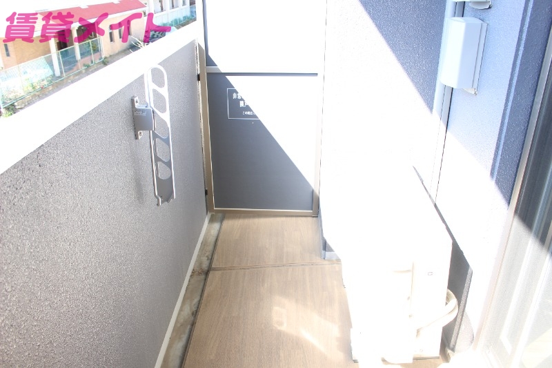 バルコニー　同タイプ別部屋の写真です。