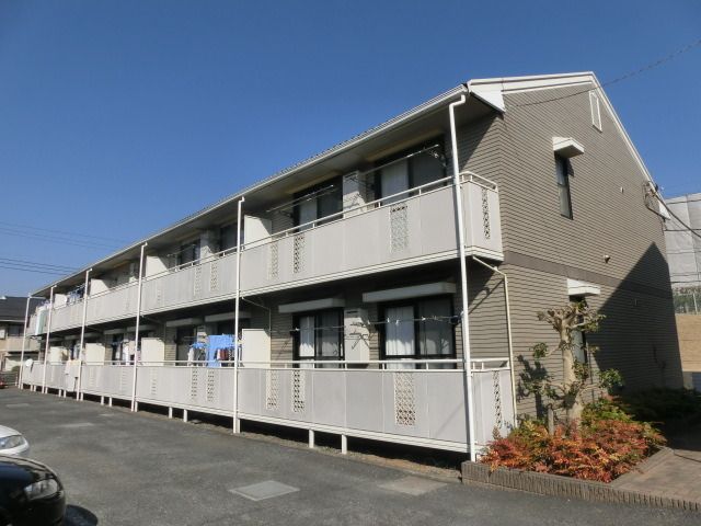 建物外観　経済的な都市ガスのアパート