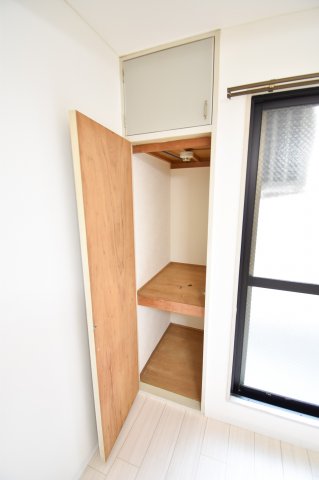 収納　収納があると、お部屋がすっきり片付きますね。