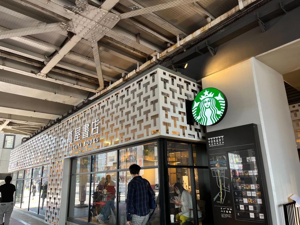 飲食店　スターバックスコーヒー中目黒蔦屋書店（飲食店）まで800m