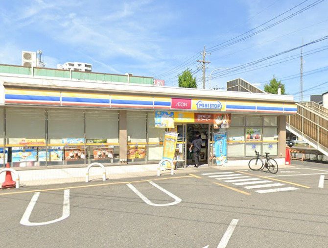 コンビニ　ミニストップ 中村日赤前店（コンビニ）まで393m