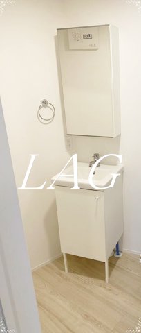 洗面設備　洗面台です。
