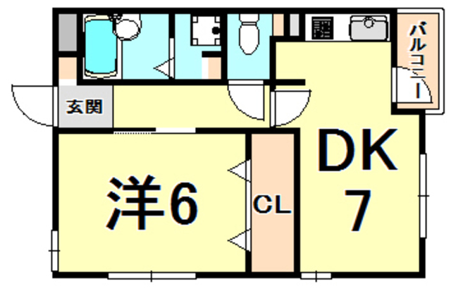 ロイヤルメゾン西宮北口7の間取り写真