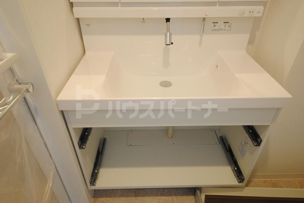 洗面設備　建築中です。