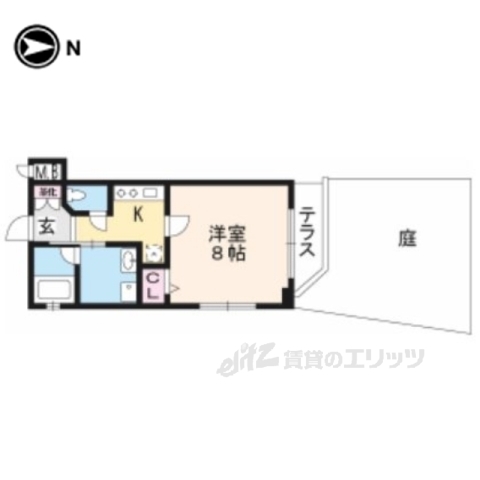 ベラジオ京都鞍馬口の間取り写真
