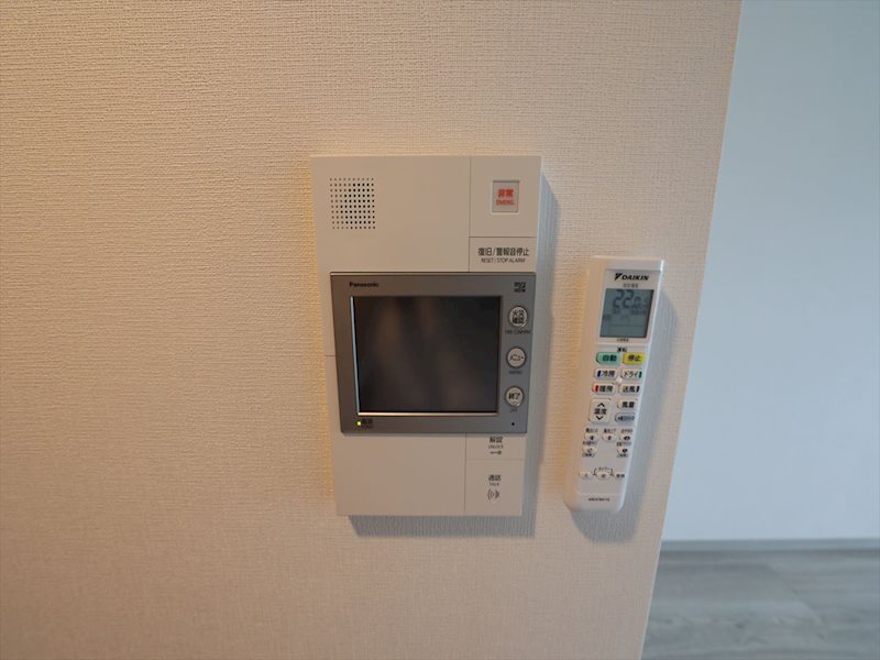 セキュリティ　TVモニター付インターホン完備