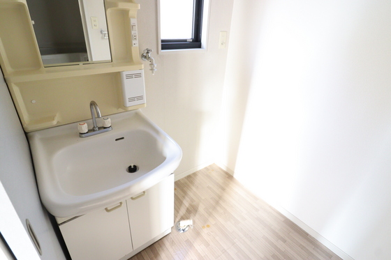 洗面設備　別部屋の写真です。
