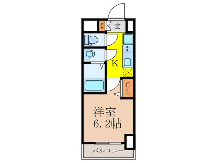 ArtizA新大阪D.C.の間取り写真