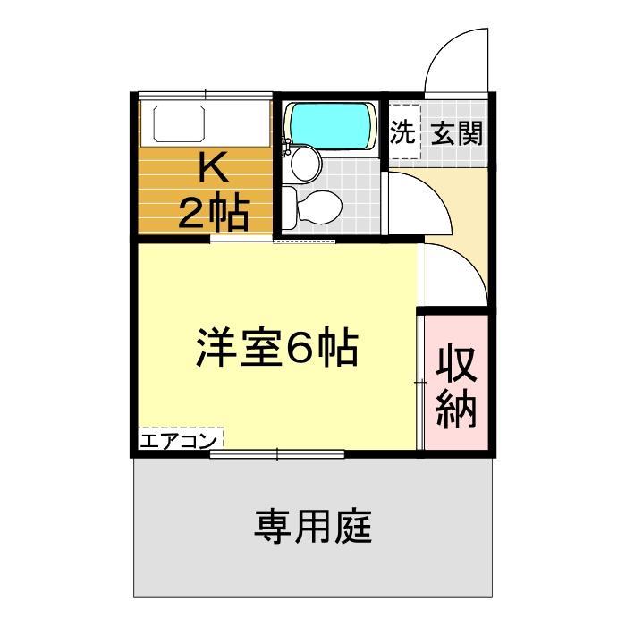 コーポアルファの間取り写真