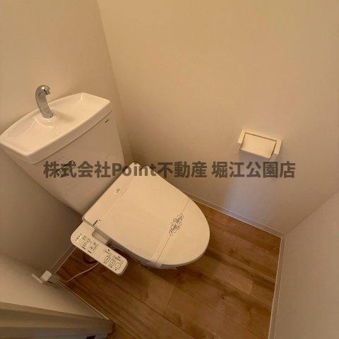 近鉄奈良線 大阪上本町駅 徒歩7分 14階建 築47年のトイレ写真
