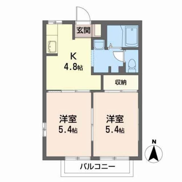 ＪＲ東北本線 岩手飯岡駅 徒歩14分 2階建 築31年の間取り写真