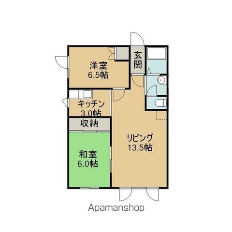 マンション青樹の間取り写真