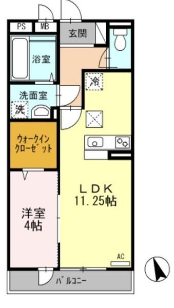 Kヴィラージュの間取り写真