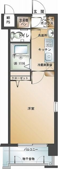 エンクレスト大手門2の間取り写真