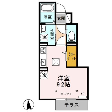 東武伊勢崎線 太田駅 徒歩28分 2階建 築9年の間取り写真