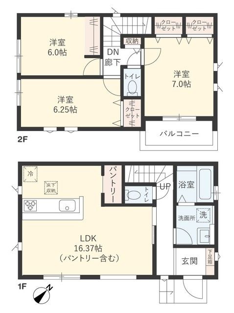 Sumai-to船橋市八木が谷06の間取り写真