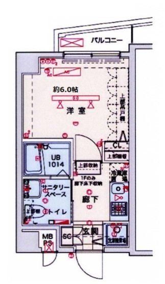 ブライズ大森東の間取り写真