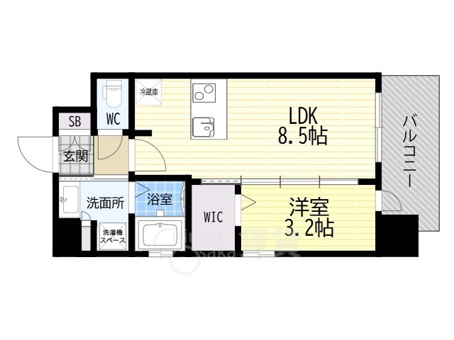 西中島4丁目新築マンションの間取り写真