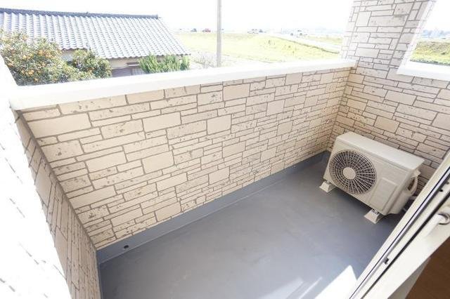 バルコニー　広々としたバルコニーです