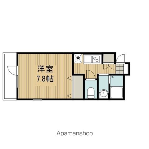 小田急小田原線 小田急相模原駅 徒歩7分 2階建 築26年の間取り写真
