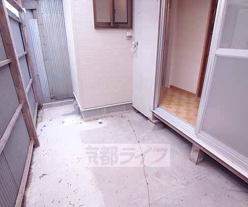 バルコニー　裏庭も大活躍！