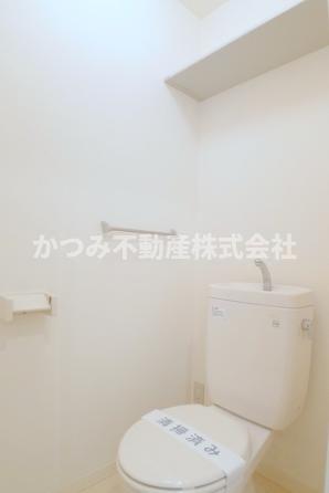 東武東上線 朝霞台駅 バス乗車時間：6分 最寄りバス停で下車 徒歩5分 2階建 築22年のトイレ写真
