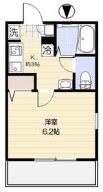 京急本線 大森町駅 徒歩4分 3階建 築9年の間取り写真