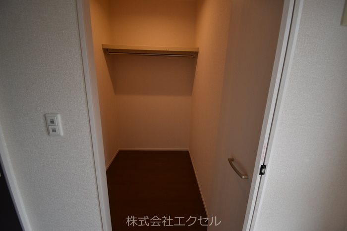 収納　ウォークインクローゼットです。