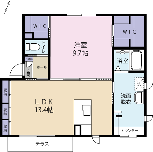 東茨城郡大洗町磯浜町のアパートの間取り