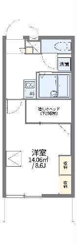 【レオパレスアイリの間取り】