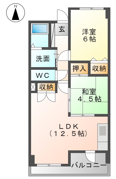 Ｃ・Ｙ・ＷＥＳＴ２０５の間取り