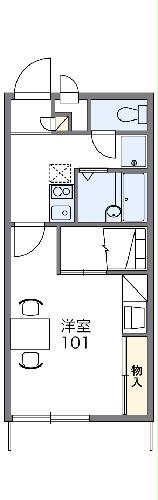 レオパレスＰｒｉｍａｌの間取り