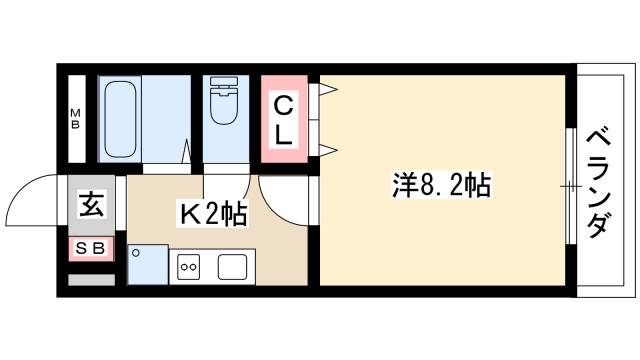 シャトーエトワールの間取り