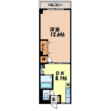 コーポラスハーモニーの間取り