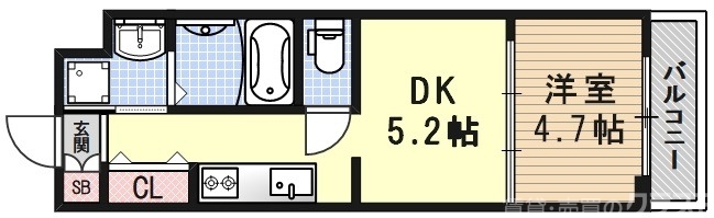 ファステート京都西KIWAMIの間取り