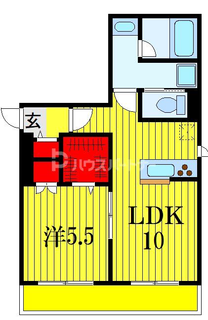 グランベル津田沼の間取り