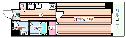 ZERO大淀中の間取り