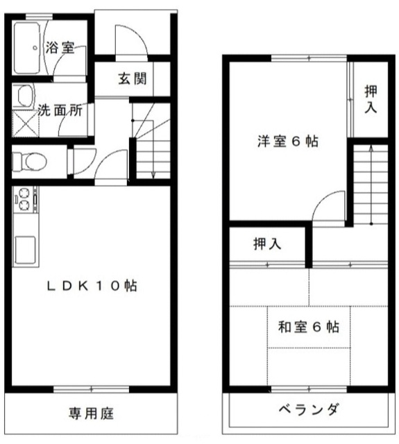 サニーメゾネットの間取り