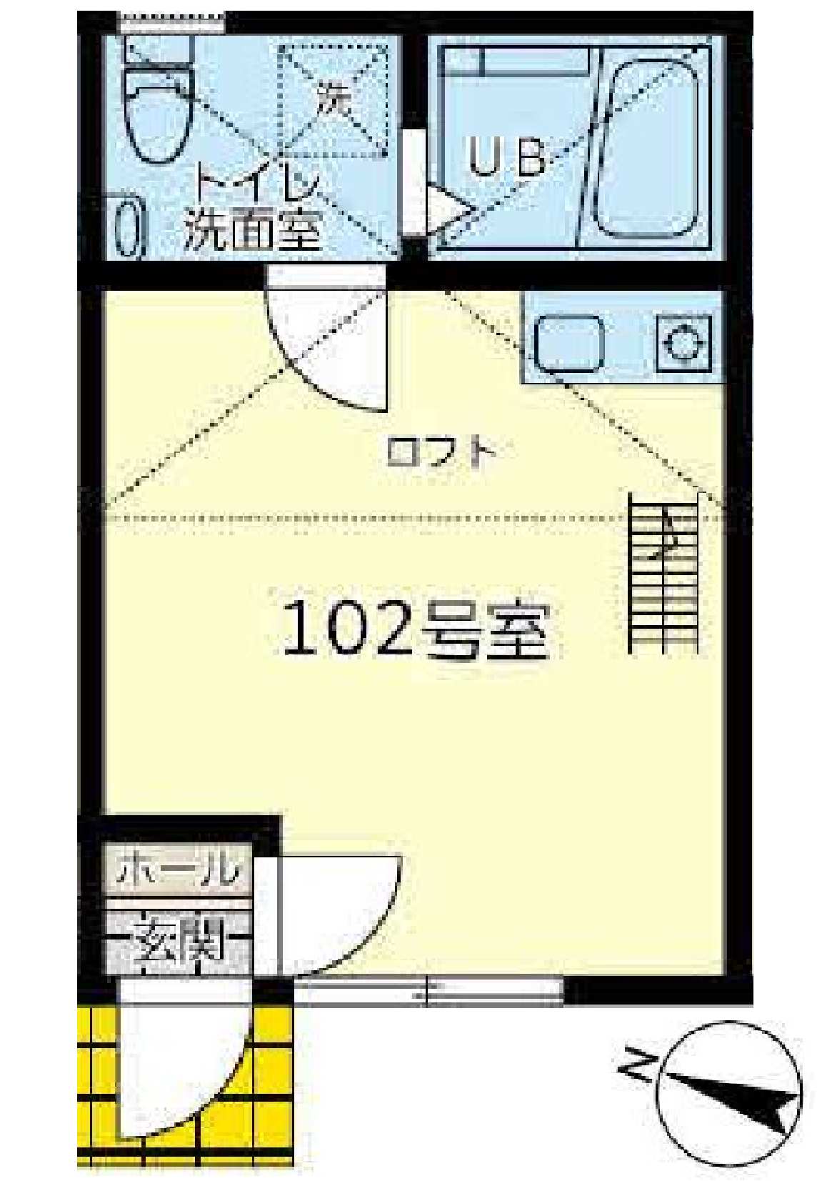 ユナイト東逗子ラグーンの間取り