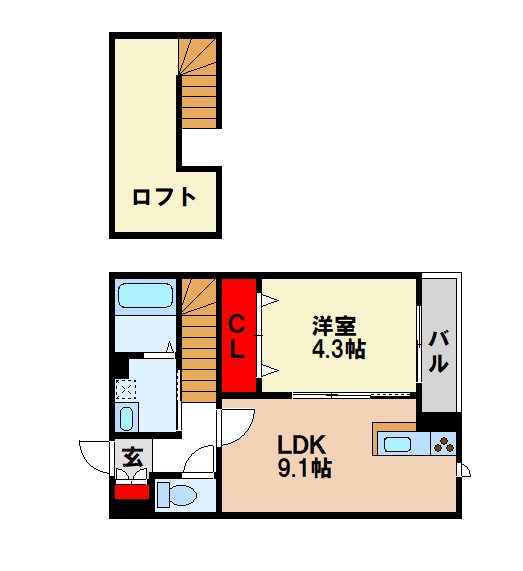 REALES小郡Plusの間取り