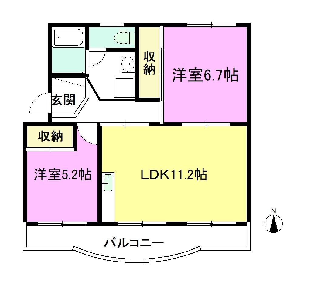 サンハイムの間取り