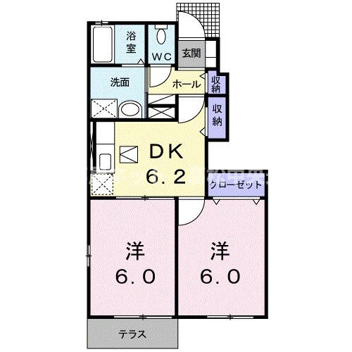 リバーサイド本山　Ｉの間取り