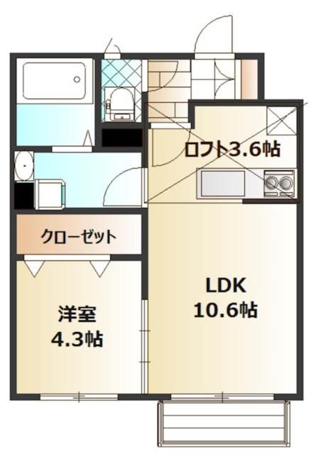 千城レジデンスの間取り