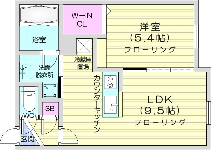 S-RESIDENCE札幌東astrazeの間取り