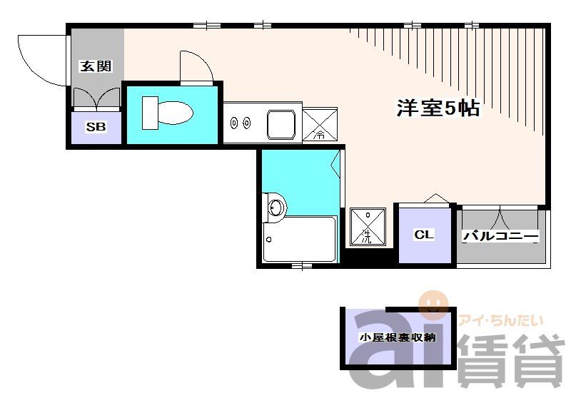 武蔵野市吉祥寺北町のアパートの間取り