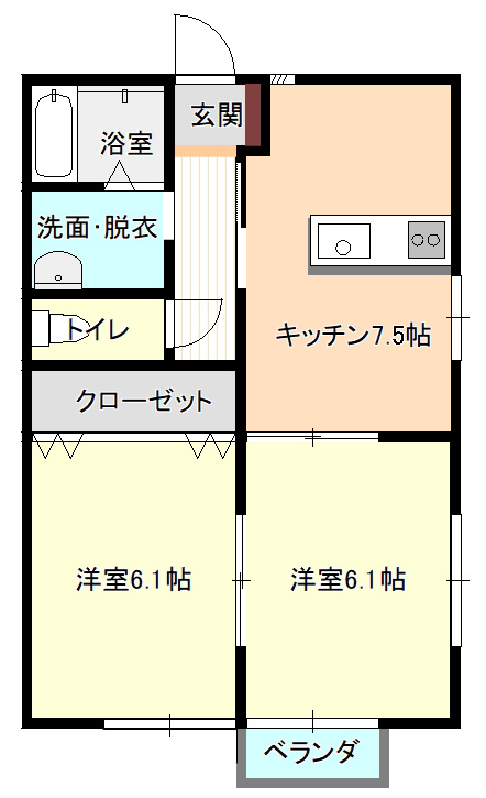 ブルーコートの間取り